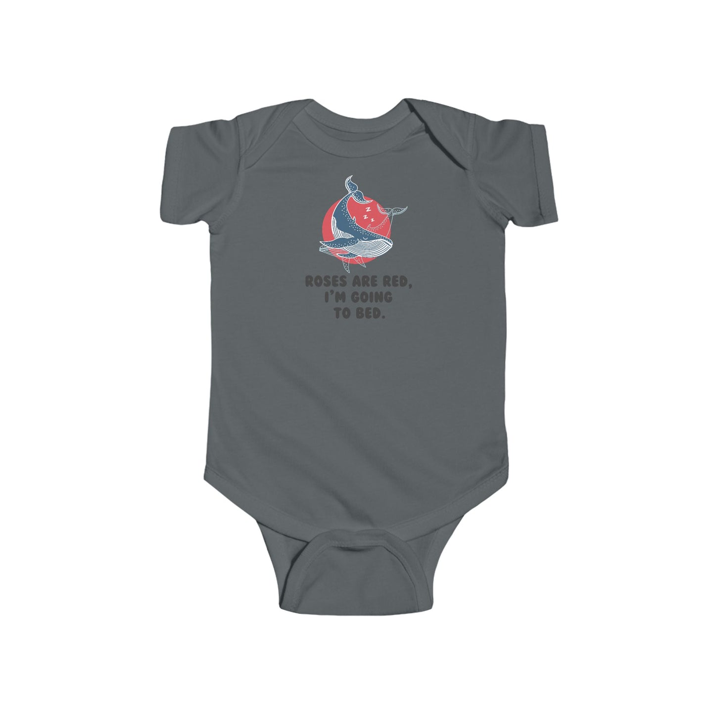 Roses Are Red, I'm Going To Bed Baby Bodysuit | Funny Sleepy Baby Onesie | Infant Bodysuit | Rabbit Skins 4424