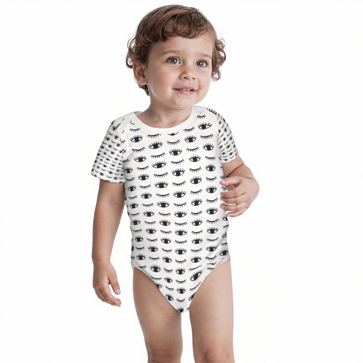 Baby Cotton Short Sleeve Onesie - No. 14