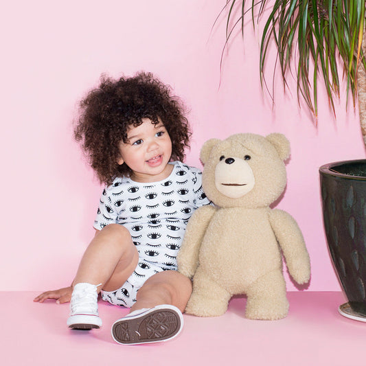 Baby Cotton Short Sleeve Onesie - I Got My Eyes on You