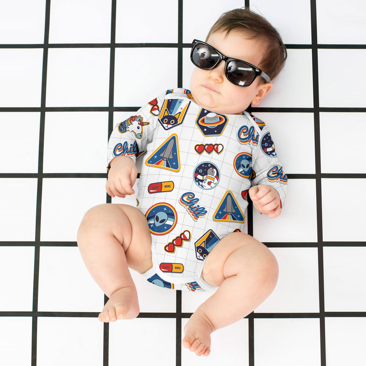 Baby Cotton Short Sleeve Onesie - I Need Space