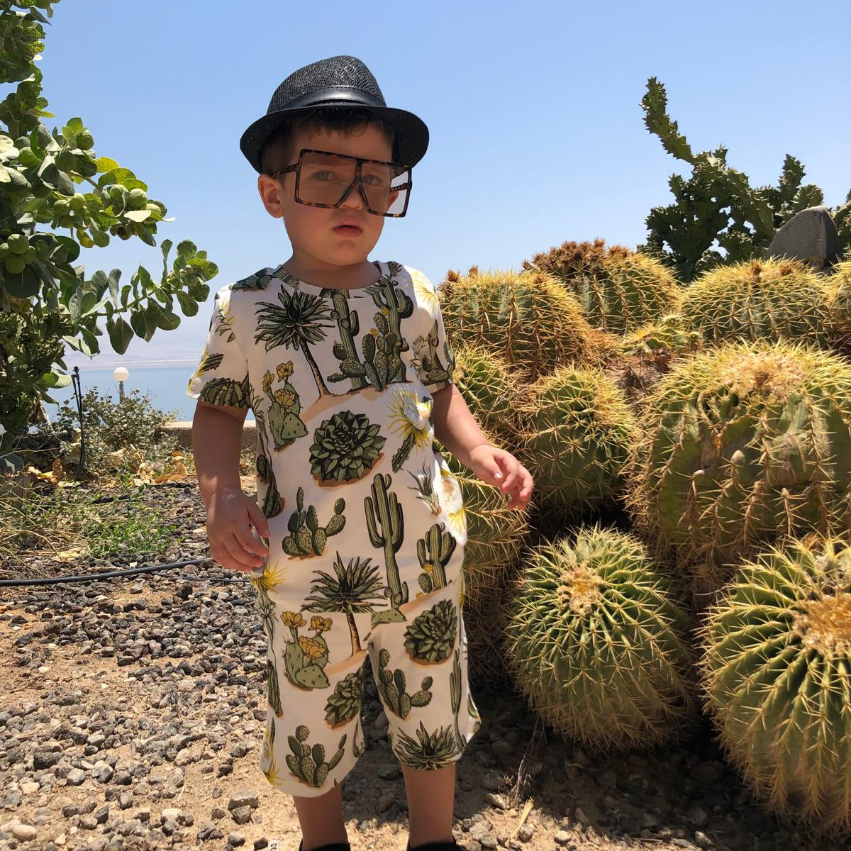 Baby Cotton Short Sleeve Onesie - Stay Sharp