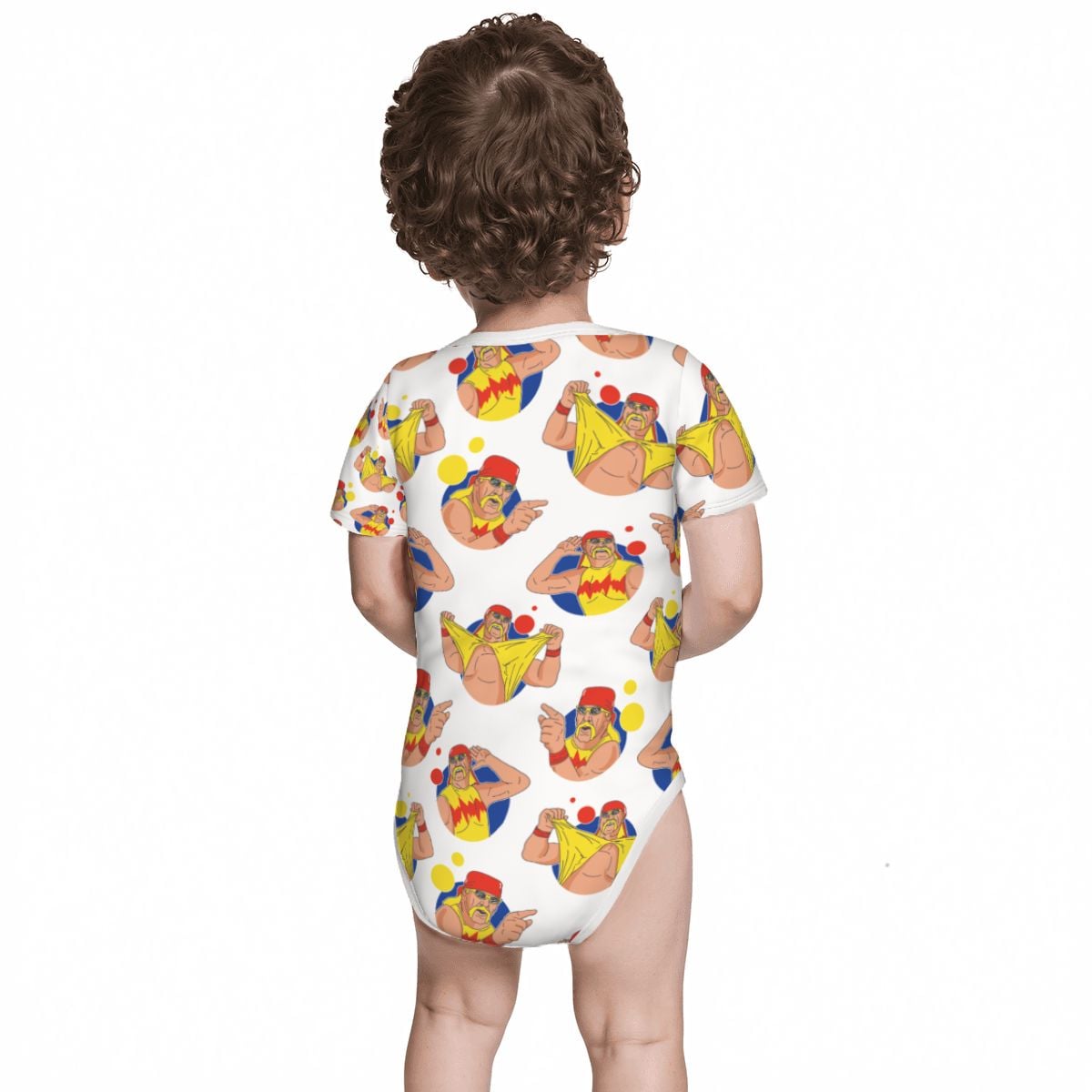 Baby Cotton Short Sleeve Onesie - HOGAN WHITE TEETH