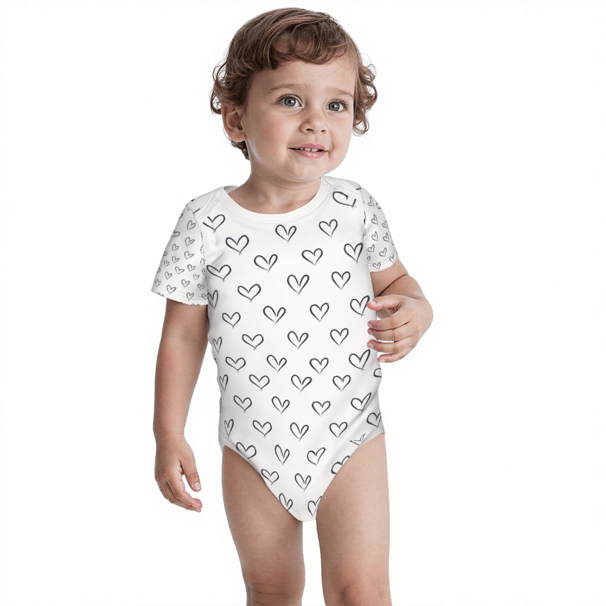 Baby Cotton Short Sleeve Onesies - Follow Your Heart