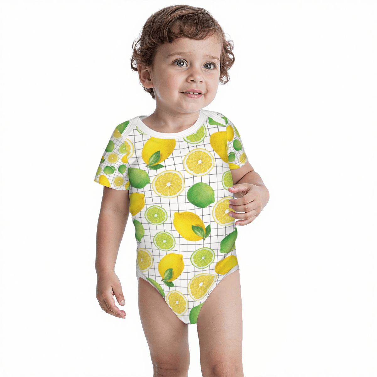 Baby Cotton Short Sleeve Onesie - Sublime