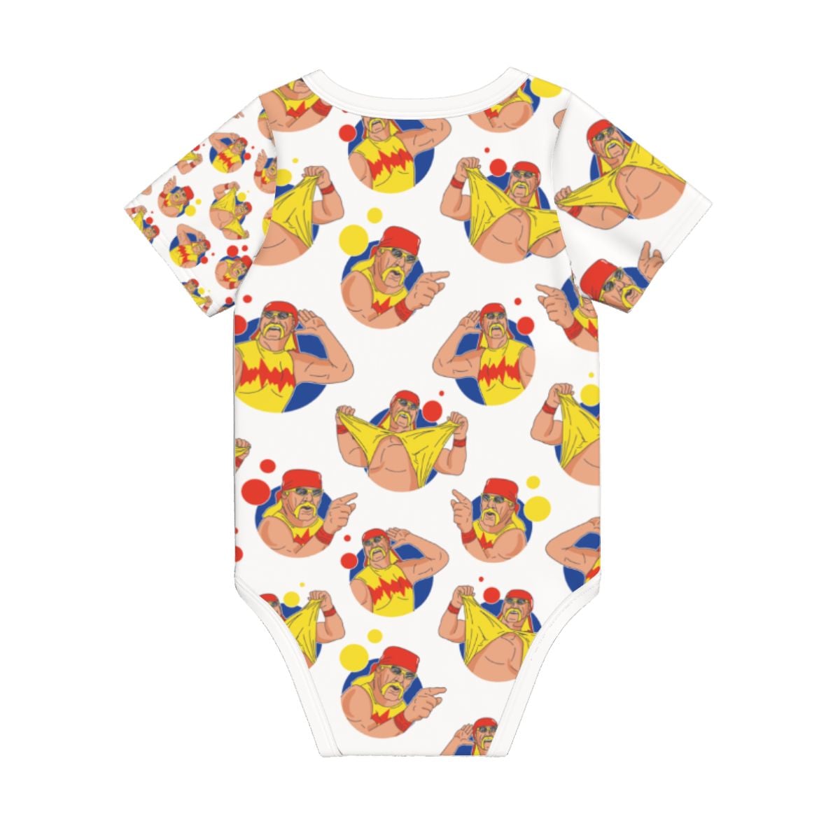 Baby Cotton Short Sleeve Onesie - HOGAN WHITE TEETH