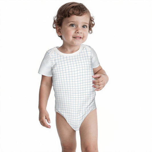 Baby Cotton Short Sleeve Onesies - Gridoholic