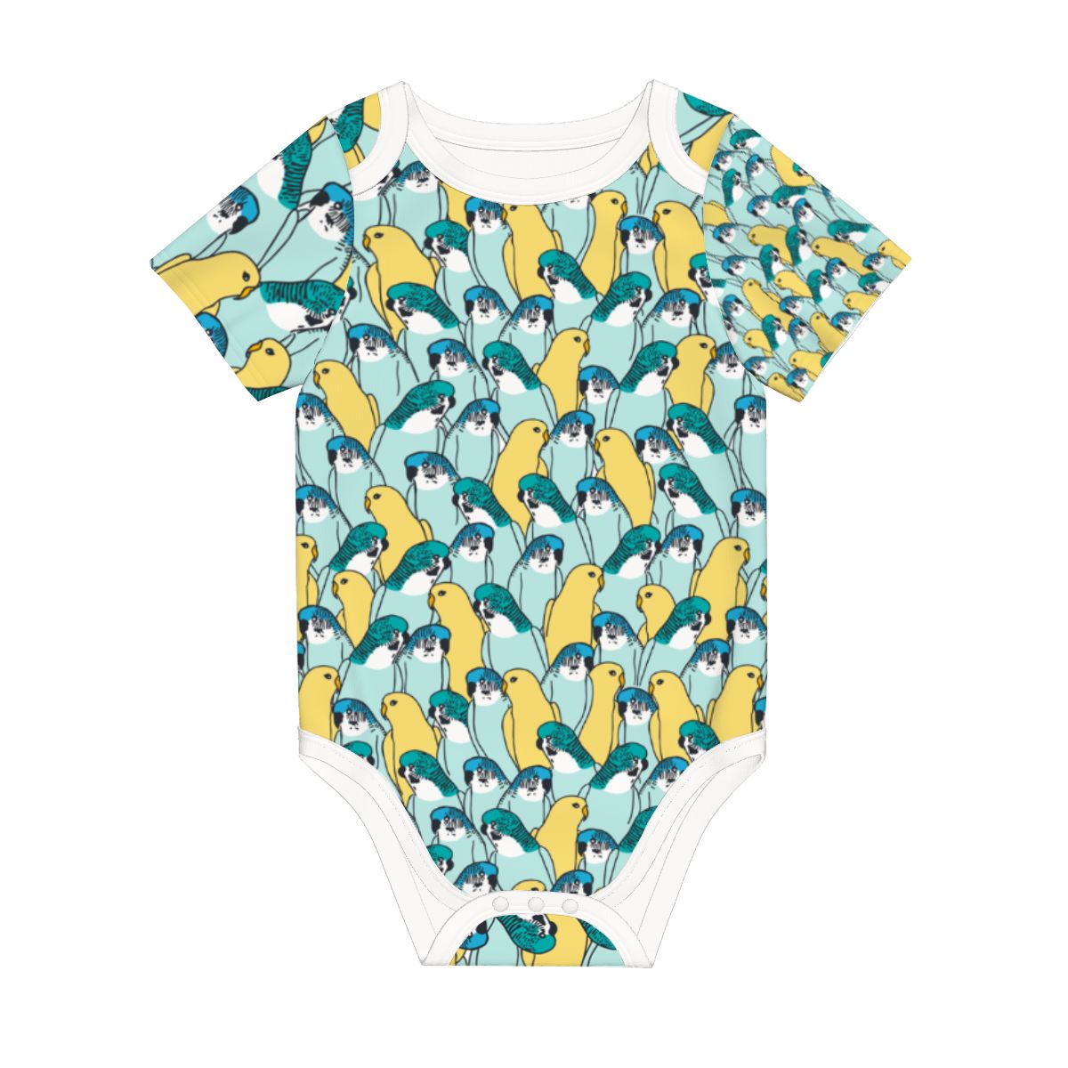 Baby Cotton Short Sleeve Onesie - No. 21
