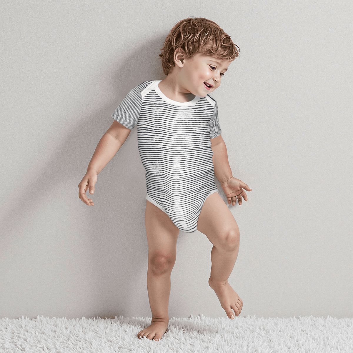 Baby Cotton Short Sleeve Onesies - May The Vibes Be With You
