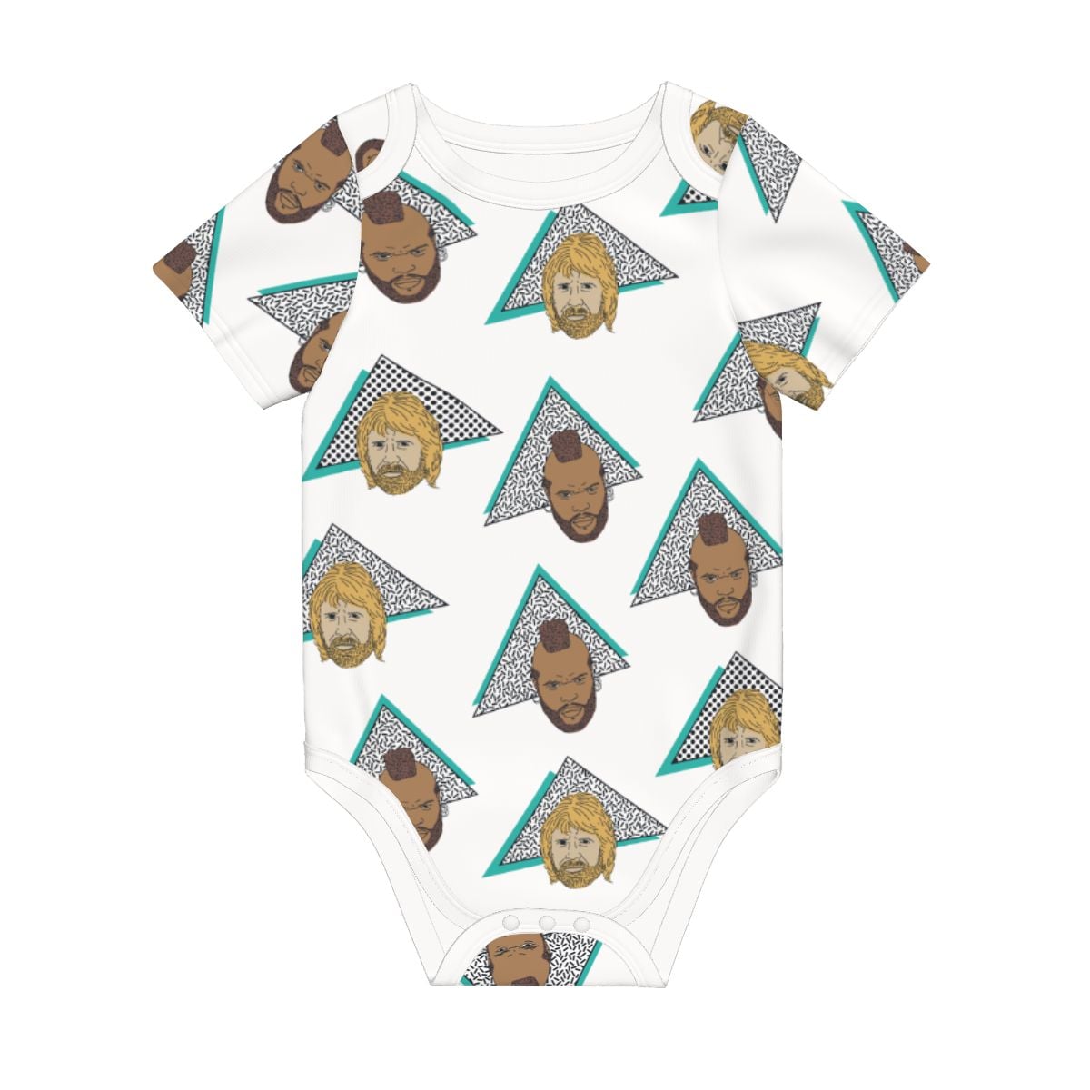 Baby Cotton Short Sleeve Onesie - DUDE