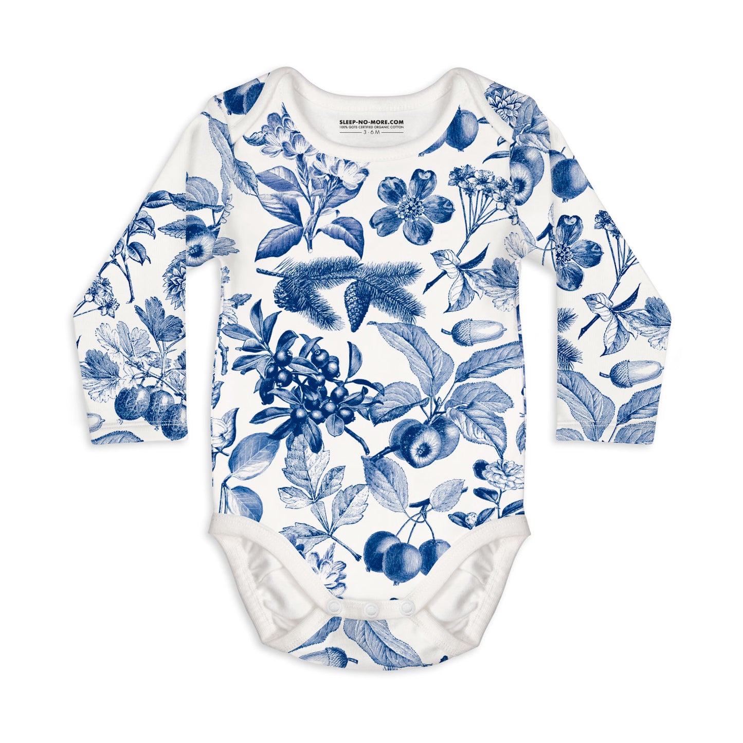 Long Sleeve Baby Bodysuit BLOOM & GROW