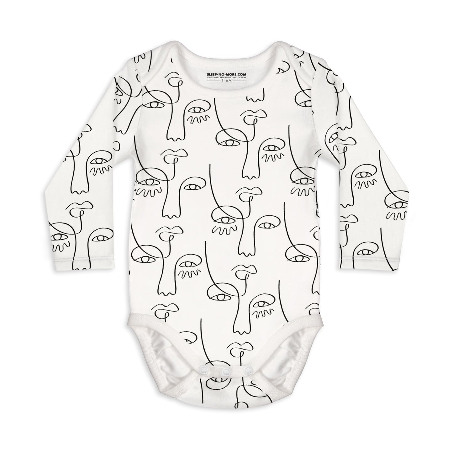 Long Sleeve Baby Bodysuit I'VE JUST SEEN A FACE