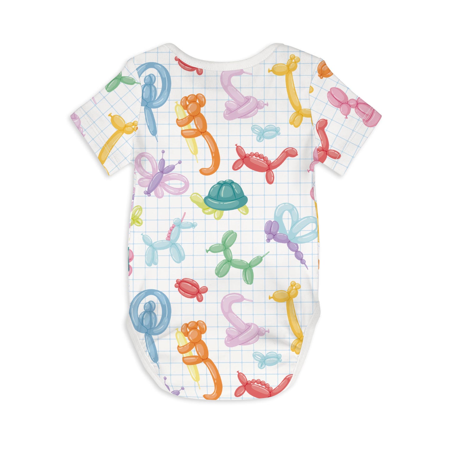Short Sleeve Baby Bodysuit MAKE ME A BICYCLE, CLOWN!
