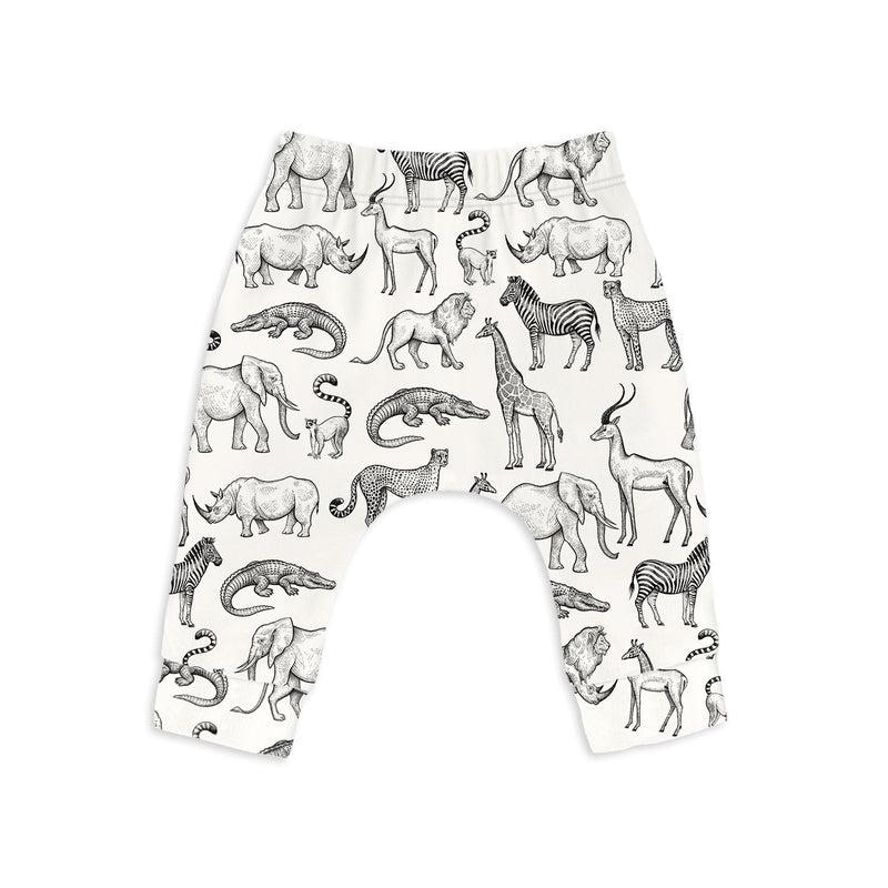 Baby Trousers TAKE A WALK ON THE WILD SIDE-Baby Long Trousers-sleep-no-more