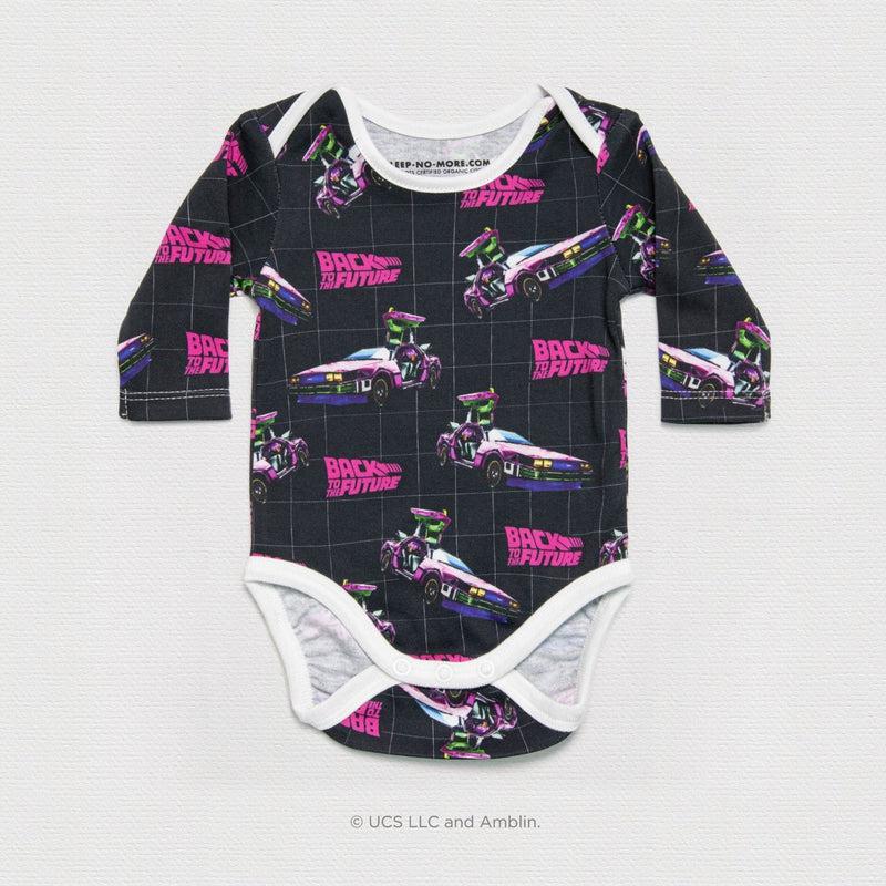 Back To The Future Long Sleeve Baby Bodysuit Bundle-Baby bodysuit bundle-sleep-no-more