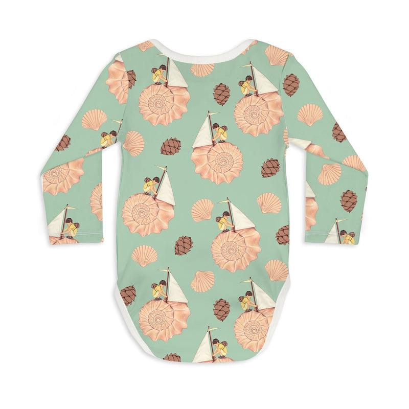 Long Sleeve Baby Bodysuit AND THE WALLS BECAME THE WORLD ALL AROUND-baby bodysuits-sleep-no-more