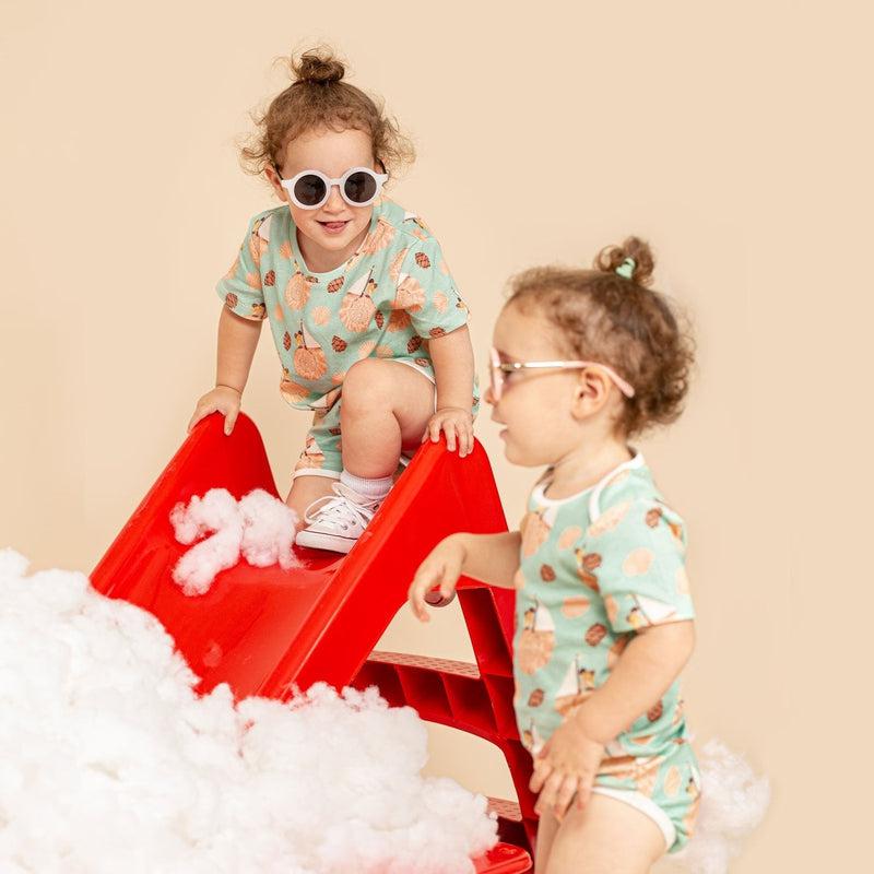 Long Sleeve Baby Bodysuit AND THE WALLS BECAME THE WORLD ALL AROUND-baby bodysuits-sleep-no-more