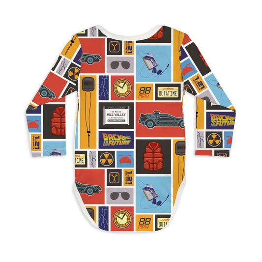 Long Sleeve Baby Bodysuit BACK TO THE FUTURE 02-baby bodysuits-sleep-no-more