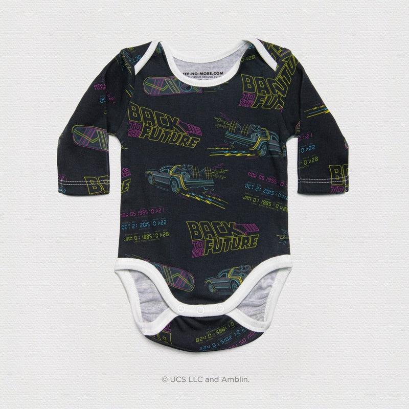 Long Sleeve Baby Bodysuit BACK TO THE FUTURE 04-baby bodysuits-sleep-no-more