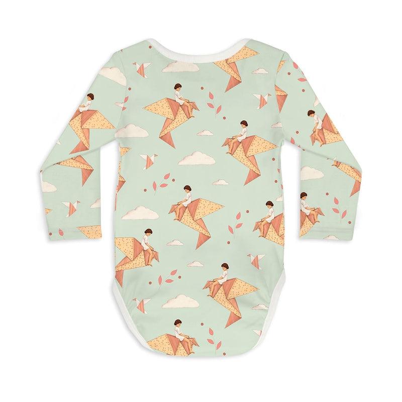 Long Sleeve Baby Bodysuit DREAMS DO COME TRUE IF ONLY WE WISHED HARD ENOUGH-baby bodysuits-sleep-no-more