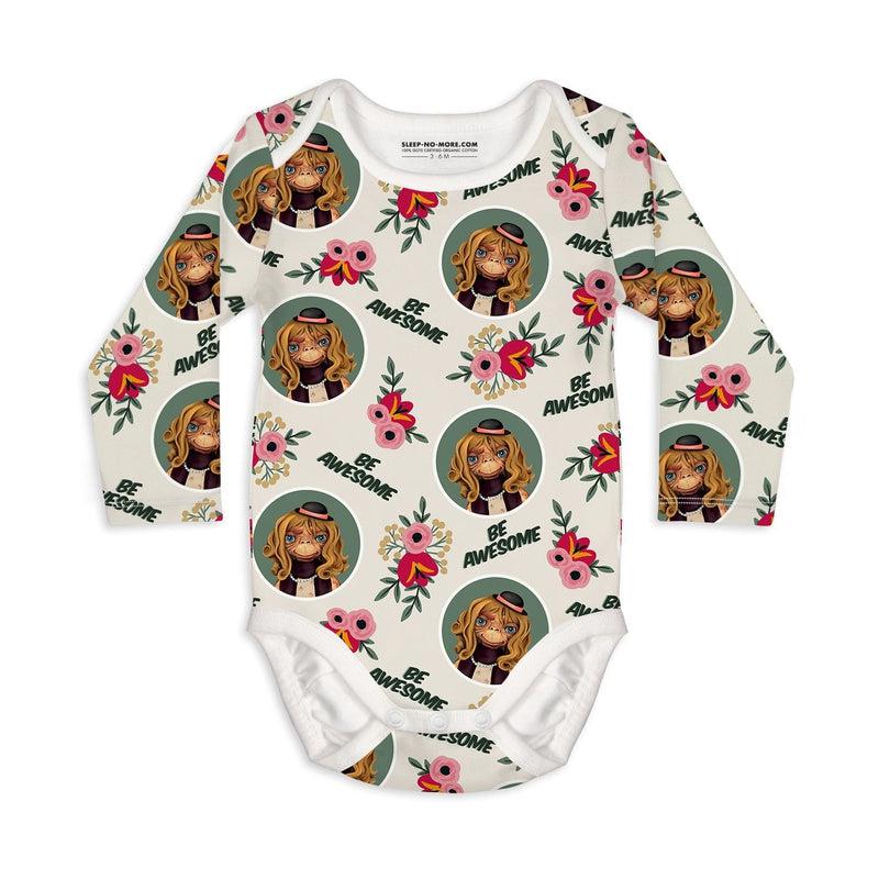 Long Sleeve Baby Bodysuit E.T. THE EXTRA TERRESTRIAL 02-baby bodysuits-sleep-no-more