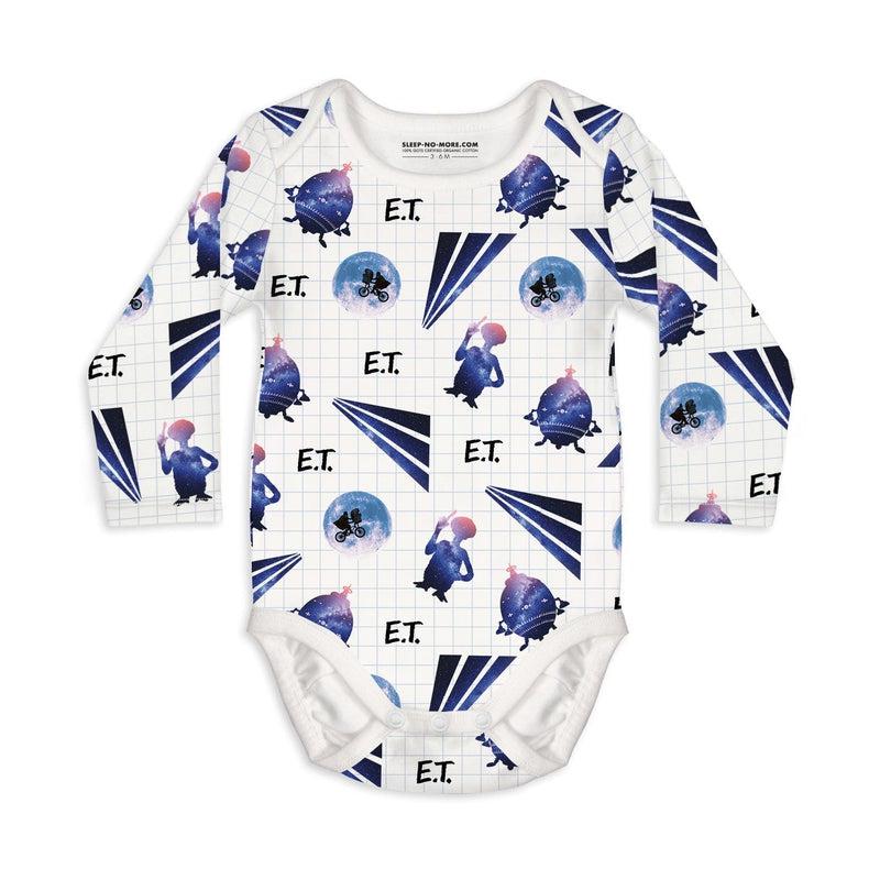 Long Sleeve Baby Bodysuit E.T. THE EXTRA TERRESTRIAL 03-baby bodysuits-sleep-no-more