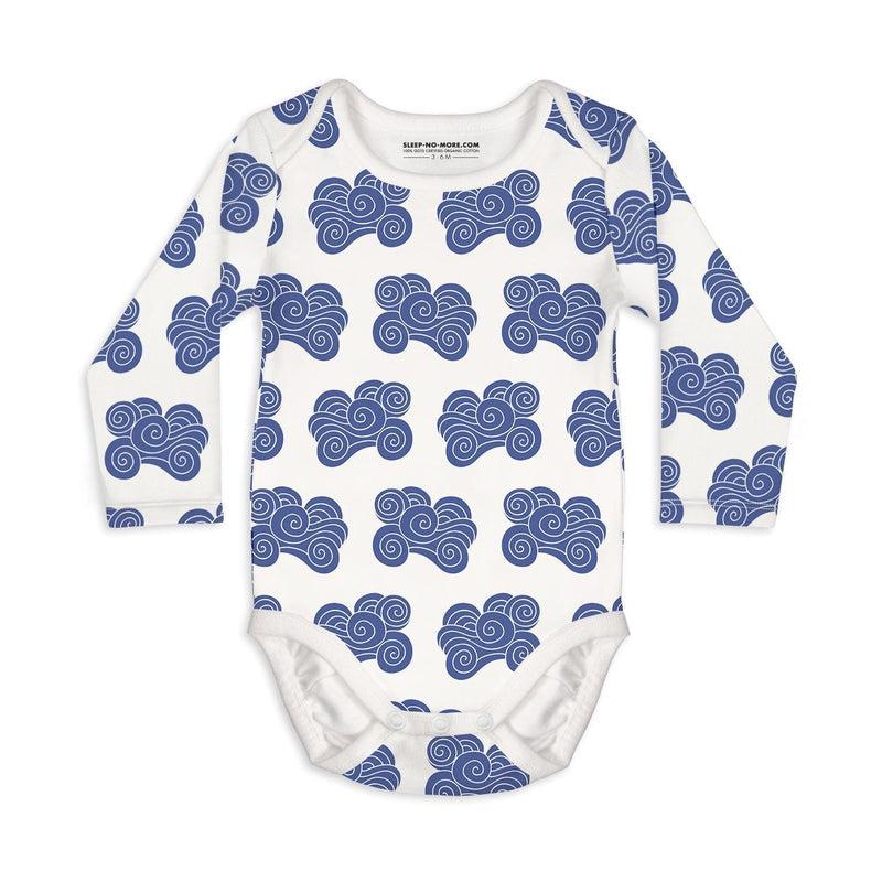 Long Sleeve Baby Bodysuit FOR CRYING OUT CLOUD-baby bodysuits-sleep-no-more