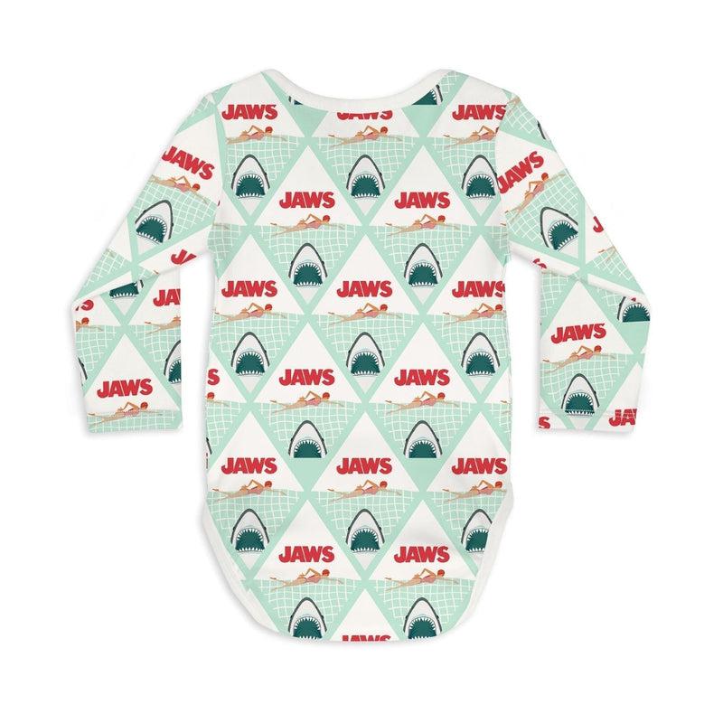 Long Sleeve Baby Bodysuit JAWS 01-baby romper-sleep-no-more