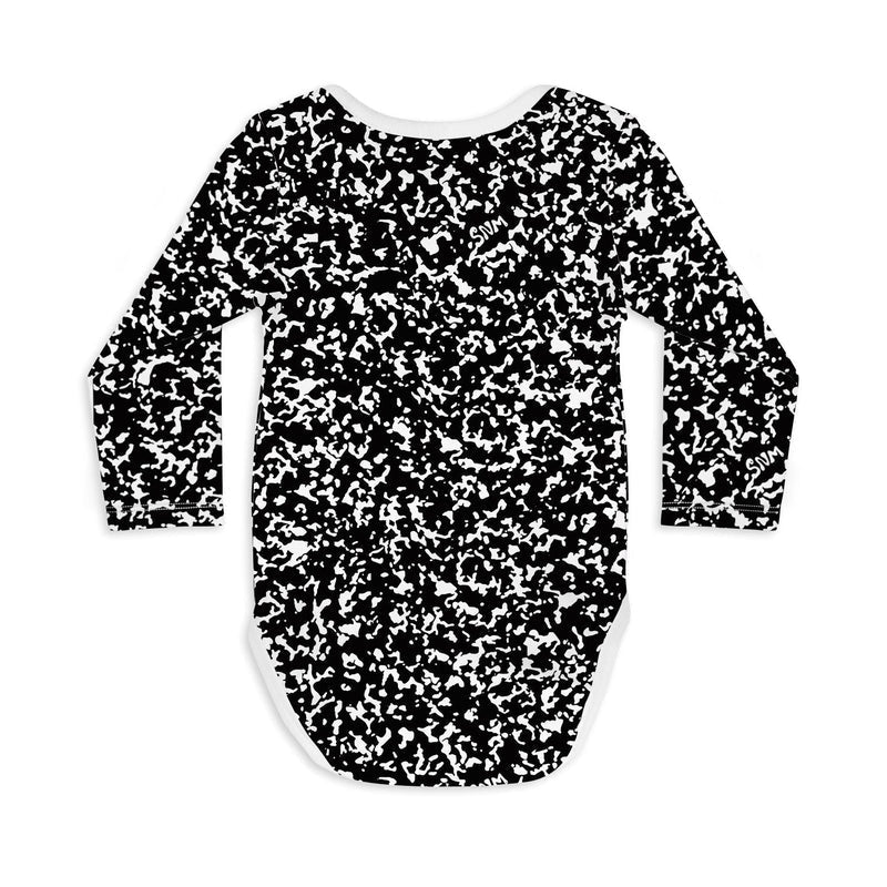Long Sleeve Baby Bodysuit TOO COOL FOR SCHOOL-Baby Bodysuits-sleep-no-more