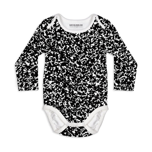 Long Sleeve Baby Bodysuit TOO COOL FOR SCHOOL-Baby Bodysuits-sleep-no-more