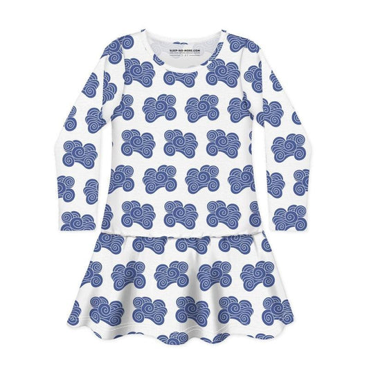 Long Sleeve Dress FOR CRYING OUT CLOUD-Dresses-sleep-no-more