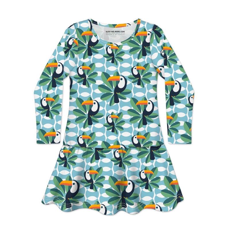 Long Sleeve Dress IF YOU CAN, TOUCAN TOO-Dresses-sleep-no-more
