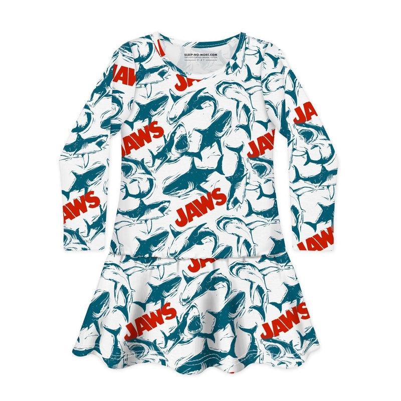 Long Sleeve Dress JAWS 02-Dresses-sleep-no-more
