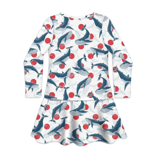Long Sleeve Dress WHALE, THAT'S AWKWARD-Dresses-sleep-no-more
