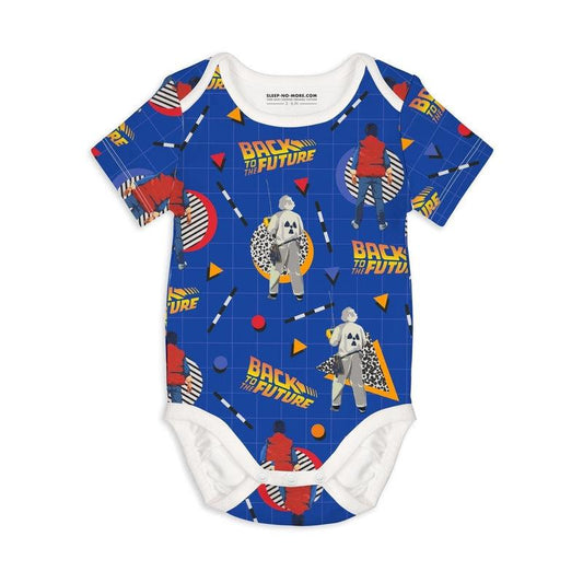 Short Sleeve Baby Bodysuit BACK TO THE FUTURE 01-Baby Bodysuits-sleep-no-more