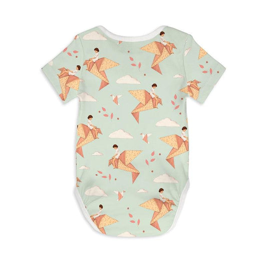 Short Sleeve Baby Bodysuit DREAMS DO COME TRUE IF ONLY WE WISHED HARD ENOUGH-Baby Romper-sleep-no-more