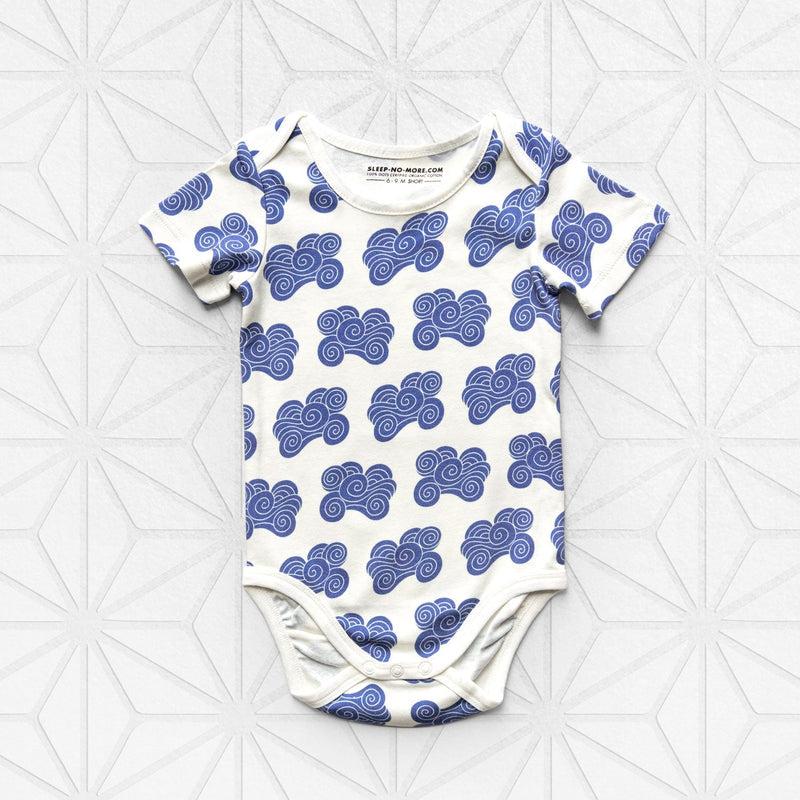 Short Sleeve Baby Bodysuit FOR CRYING OUT CLOUD-Baby Romper-sleep-no-more