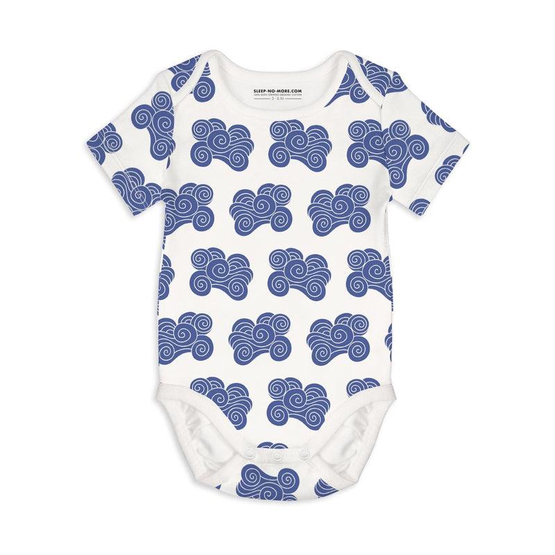 Short Sleeve Baby Bodysuit FOR CRYING OUT CLOUD-Baby Romper-sleep-no-more