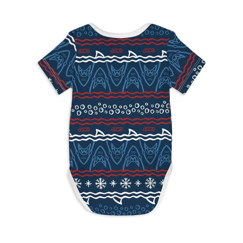 Short Sleeve Baby Bodysuit JAWS 05-bodysuits-sleep-no-more