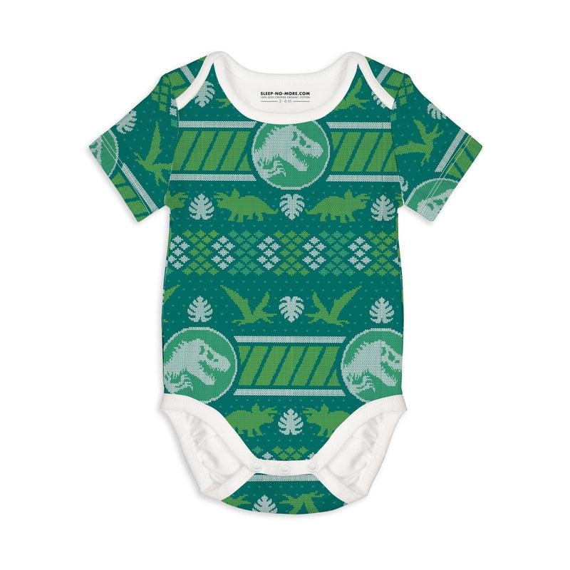 Short Sleeve Baby Bodysuit JURASSIC PARK 04-bodysuits-sleep-no-more