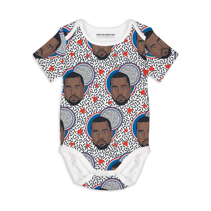 Short Sleeve Baby Bodysuit SHHH. NO ONE CARES!-bodysuits-sleep-no-more