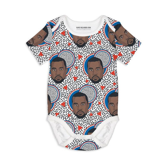 Short Sleeve Baby Bodysuit SHHH. NO ONE CARES!-bodysuits-sleep-no-more