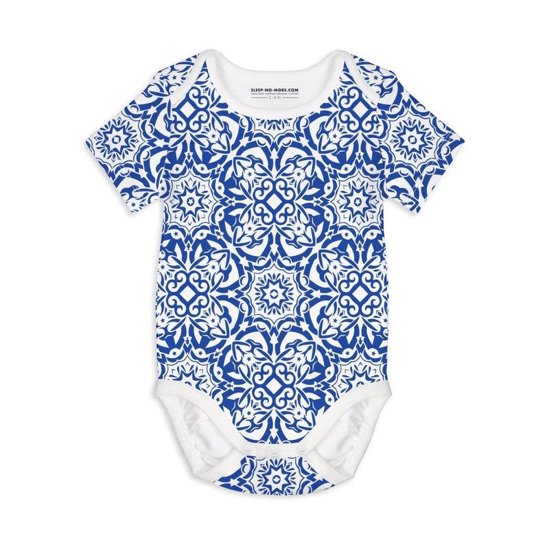 Short Sleeve Baby Bodysuit TALK TO THE HAND-bodysuits-sleep-no-more