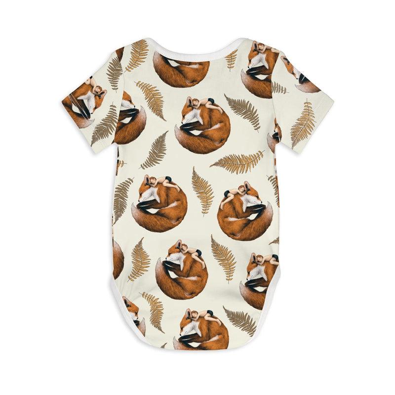 Short Sleeve Baby Bodysuit THE EYES ARE BLIND, ONE MUST LOOK WITH THE HEART-bodysuits-sleep-no-more