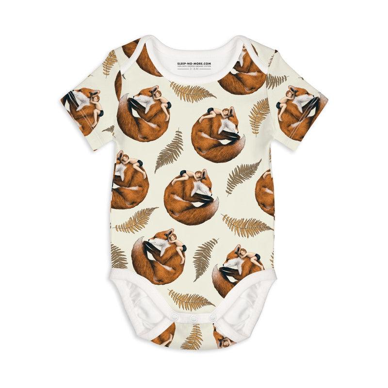 Short Sleeve Baby Bodysuit THE EYES ARE BLIND, ONE MUST LOOK WITH THE HEART-bodysuits-sleep-no-more