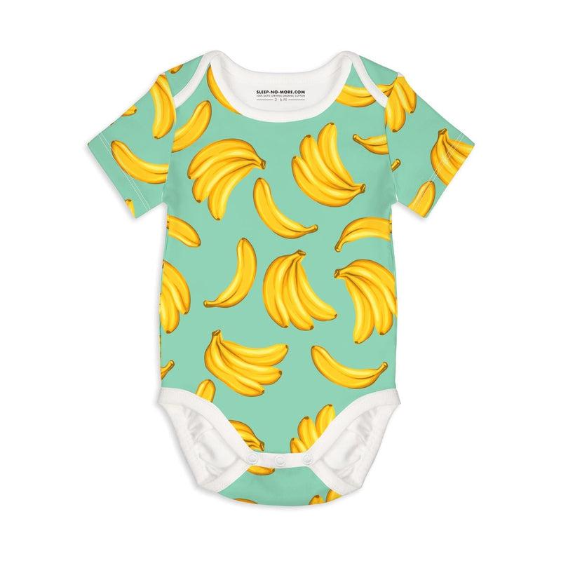 Short Sleeve Baby Bodysuit VERY A-PEELING-baby bodysuit-sleep-no-more