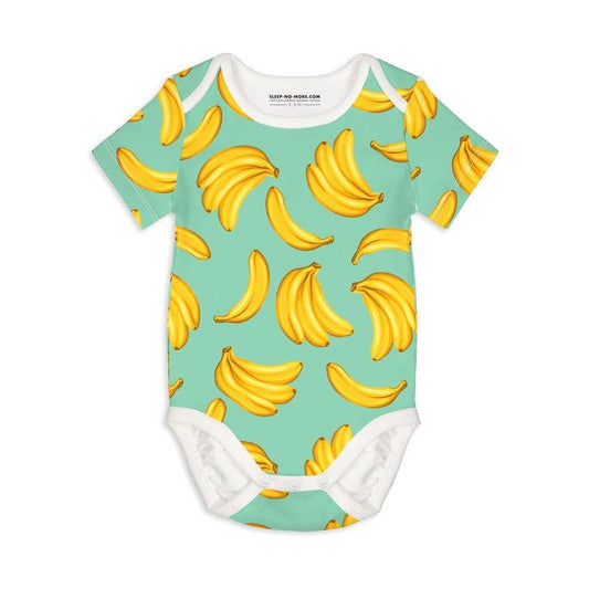 Short Sleeve Baby Bodysuit VERY A-PEELING-baby bodysuit-sleep-no-more