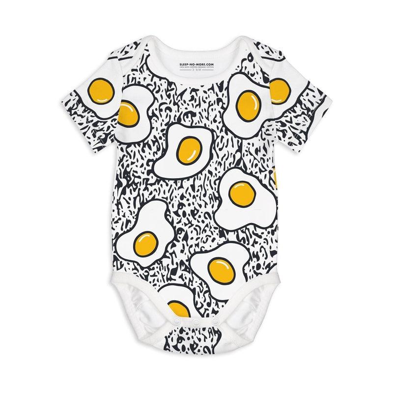 Short Sleeve Baby Bodysuit YOU ARE MY SUNNY SIDE UP-baby bodysuit-sleep-no-more