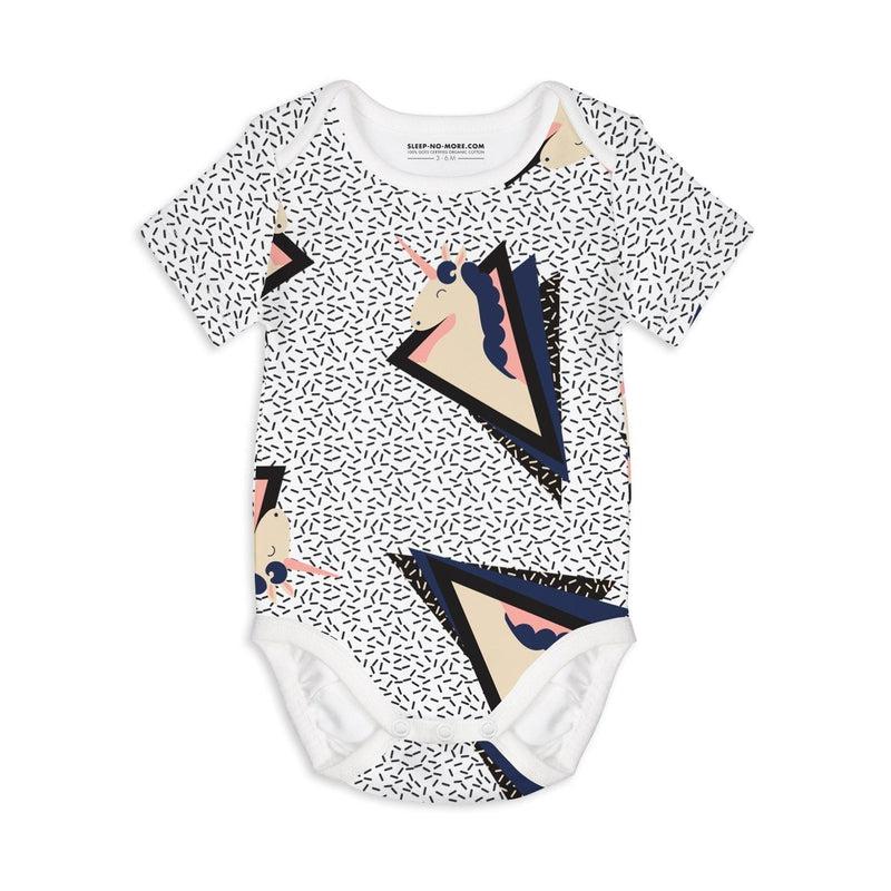 Short Sleeve Bodysuit YOU SNOOZE YOU LOSE-baby bodysuit-sleep-no-more