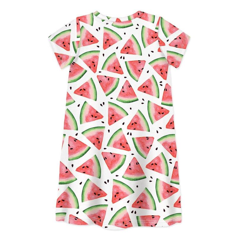 Short Sleeve Dress ONE IN A MELON-kids dresses-sleep-no-more