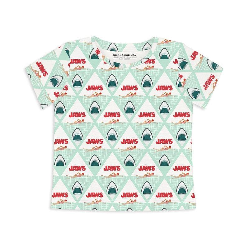 Short Sleeve T-shirt JAWS 01-Kids T-Shirts-sleep-no-more